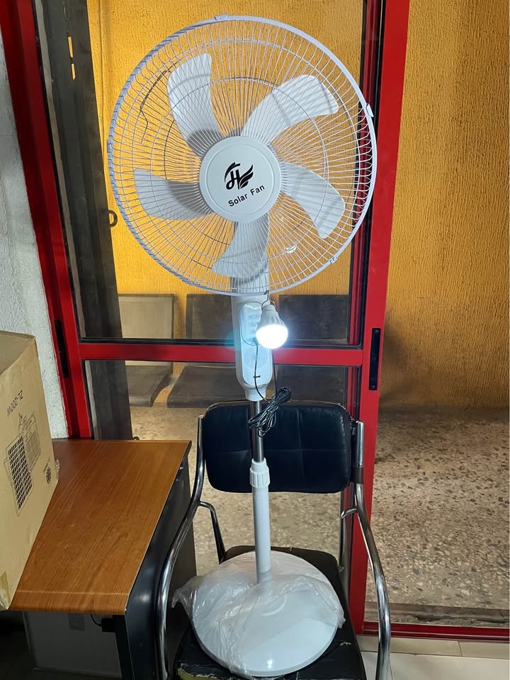 18‑inch & 16‑inch Solar Rechargeable Fans